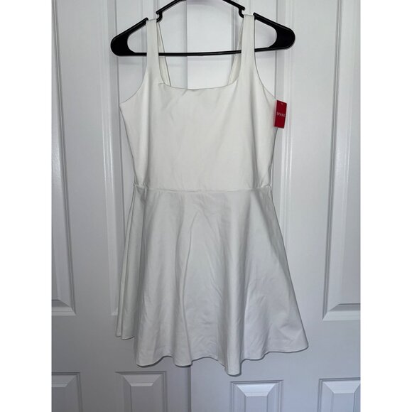Spanx Square Neck Active Dress NWT size Medium WHITE - Picture 2 of 7